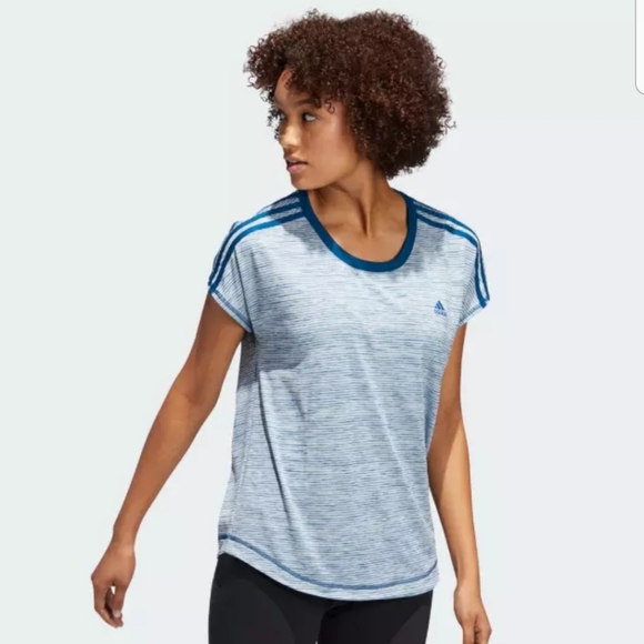 Clearance Bundle 3 ADIDAS women's Climalite striped Shirt - Picture 5 of 5